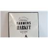 Image 2 : All Natural Farmers Market Tin Sign 30" long