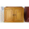 Image 2 : (2) Table Top wooden Organizer cabinet
