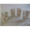 Image 4 : Set of (8) vintage glasses with holder