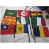 Image 2 : Box of Approx. 100+ Assorted National Flags