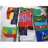 Image 3 : Box of Approx. 100+ Assorted National Flags