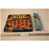Image 1 : Vintage Checkers + Greyhound Brand Dominos