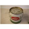 Image 2 : (2) Pure Canadian Honey Tins 2lbs and 8lbs