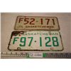 Image 1 : 1964 and 1975 Saskatchewan Farm Plates