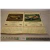 Image 1 : (2) Antique Car Calendars 1975 and 1976