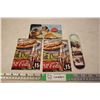 Image 1 : Coca-Cola Postcards, Bottle Opener and Tin Sign