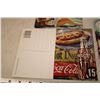 Image 4 : Coca-Cola Postcards, Bottle Opener and Tin Sign