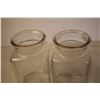 Image 4 : (2) Glass Storage Jars w/ Lids