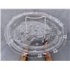 Image 1 : Angels Oval Frosted Glass Pickle Tray 7”
