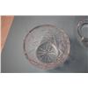 Image 6 : Hand Cut Crystal Pinwheel Creamer/Sugar/Under Tray set