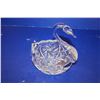 Image 3 : Genuine Hand Cut Lead Crystal Swan Bowl