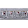 Image 3 : Set of 4 - 1976 Olympics 3 1/4” Tall Glasses