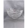 Image 2 : Lead crystal Cut Daisy Large Bowl 8”W x 5” T