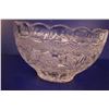 Image 3 : Lead crystal Cut Daisy Large Bowl 8”W x 5” T