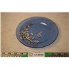 Image 2 : Hand Painted Butterfly (signed) Floral Plate