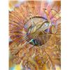 Image 2 : Northwood Carnival Glass Marigold Circa 1908 “Peacocks on the Fence” ruffled bowl