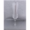 Image 1 : Lead Crystal 8” Tall Champagne Flute
