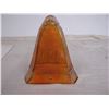 Image 5 : Imperial Glass Co. Carnival Glass Pumpkin Marigold “Soda Gold” Wall Pocket / Small chip