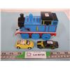 Image 2 : Thomas the Train toy and 2 small toy cars
