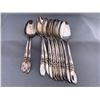 Image 2 : Lot of Misc Silver-plate Cutlery (26 pieces)