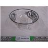 Image 2 : Elegance 3-footed bowl with Silver overlay and with glass Ladle