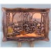 Image 1 : “Maple Sugar Time” Copper Back Collector Wall Plaque