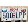 Image 1 : Texas Sesquicentennial 1992 License Plate