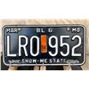 Image 1 : Missouri 1994 Mar BL 6 License Plate