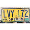 Image 1 : Oregon 1986 License Plate