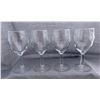 Image 1 : Set of 4 Lead Crystal Thumbprint 5” Tall aperitifs