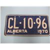 Image 2 : Alberta Class Motorhome 1970 License Plate