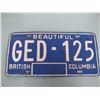 Image 2 : B.C. 1980’s No sticker License Plate