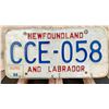Image 1 : Newfoundland Labrador 1984 License Plate