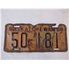Image 2 : Saskatchewan 1950 License Plate