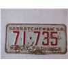 Image 2 : Saskatchewan 1958 License Plate