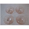 Image 6 : Set of 4 Pink Depression “American Sweetheart” Serbets
