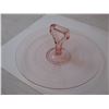Image 5 : Pink Depression 10” Sandwich Server / Dainty Tray