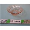 Image 2 : Pink Depression “Doric & Fancy” 4 1/2” Berry Bowl
