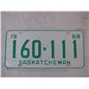 Image 3 : Saskatchewan Home of the RCMP 1973 (matched pair) Farm License Plates
