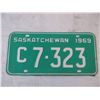 Image 3 : Saskatchewan 1969 Commercial (matched pair) License Plates