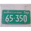Image 3 : Saskatchewan 1969 (matched pair) License Plates