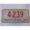 Image 2 : Saskatchewan Low Number 1971 License Plate