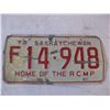 Image 3 : Saskatchewan Home of the RCMP 1973 Matched pair Farm License Plates
