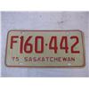 Image 4 : Saskatchewan 1975 (matched pair) Farm License Plates (with SGI plastic bag)
