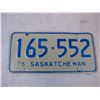 Image 2 : Saskatchewan 1976 License Plate (very good condition)