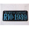 Image 2 : Rio de Janeiro 1989 License Plate