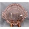 Image 1 : Pink Depression “Waterford” 11” Cake Plate