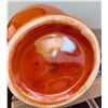 Image 2 : Royal Doulton Orange iridescent Cupped Vase 7 1/2” Tall x 4” Base