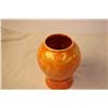 Image 4 : Royal Doulton Orange iridescent Cupped Vase 7 1/2” Tall x 4” Base