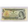 Image 1 : 1973 Uncirculated (has some creases) Canadian $1.00 Bill ERROR Cut end by Cdn Mint? Original RARE!